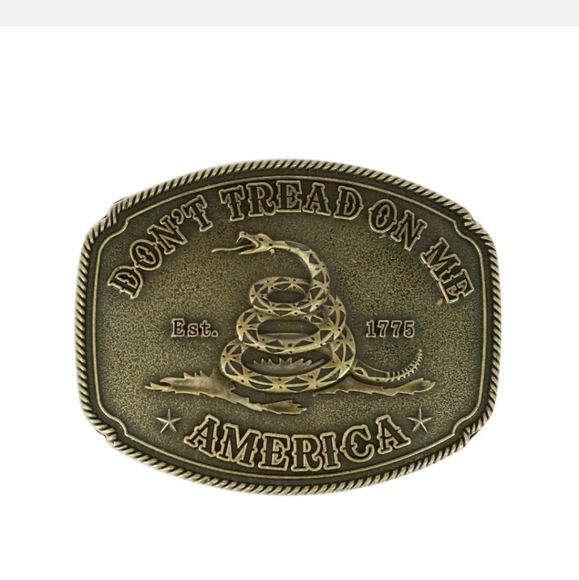 New don't tread on me snake belt buckle - Picture 2 of 2